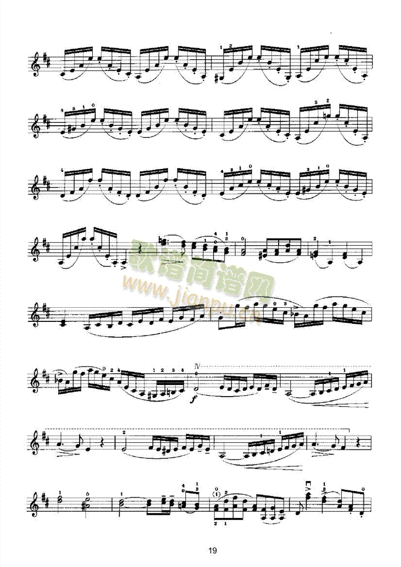 马扎斯小提琴华丽练习曲27首作品36号弦乐类小提琴(其他乐谱)19