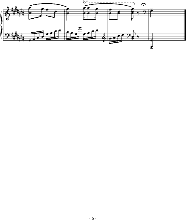 练习曲(钢琴谱)6