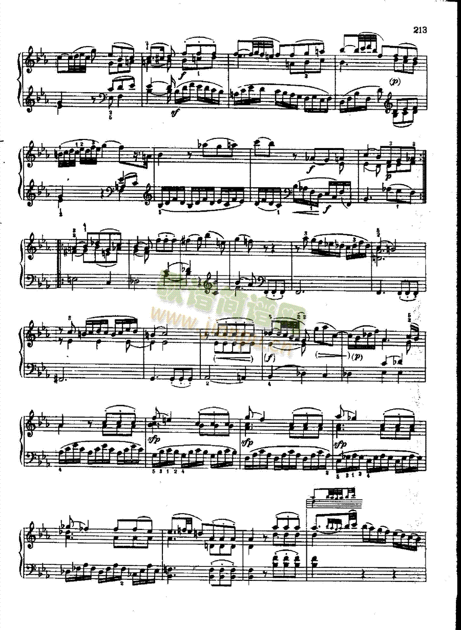 奏鸣曲Nr.333键盘类钢琴(钢琴谱)10