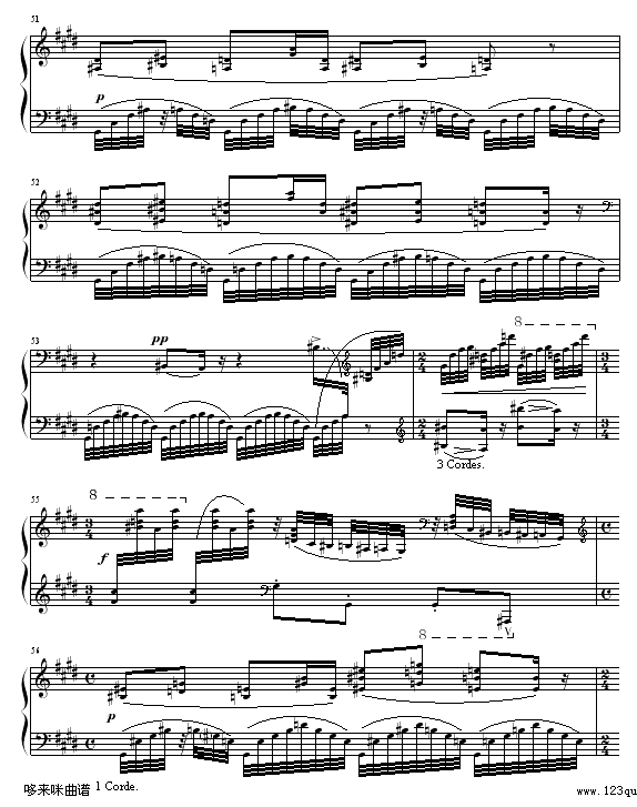 水之嬉戏-拉威尔-Ravel(钢琴谱)8