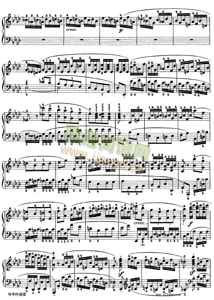 第十二钢琴奏鸣曲--贝多芬(钢琴谱)17