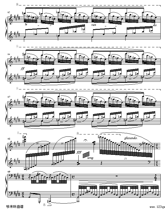 水之嬉戏-拉威尔-Ravel(钢琴谱)7