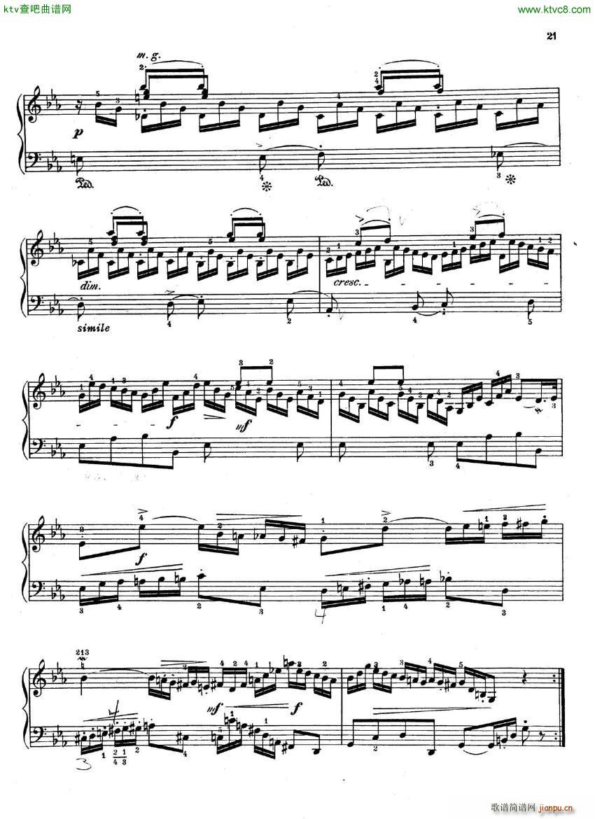 Bach JS BWV 906 Fantasia in C minor pf(钢琴谱)3