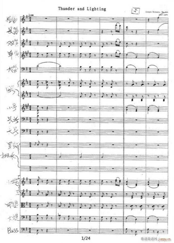 Thunder and lighting01(总谱)1