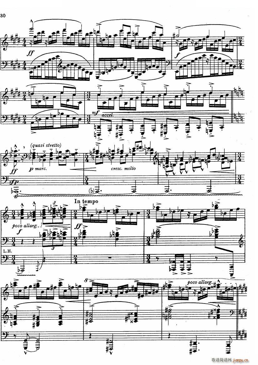Ireland Piano Sonata Piano Sonata(十字及以上)30