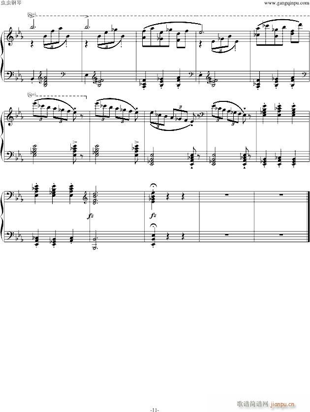 即兴曲Op.90(钢琴谱)11