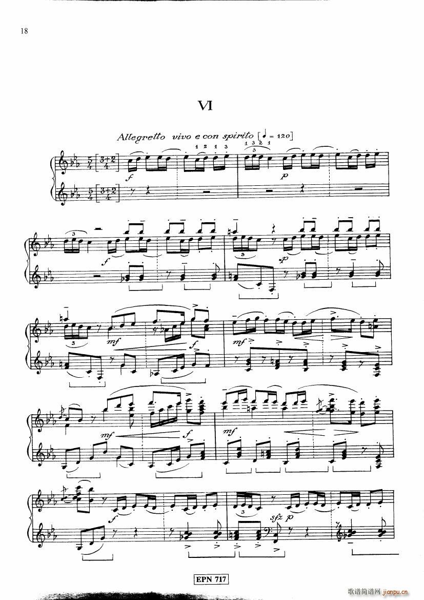 Constantinidis Huit Danses des iles grecques(钢琴谱)11