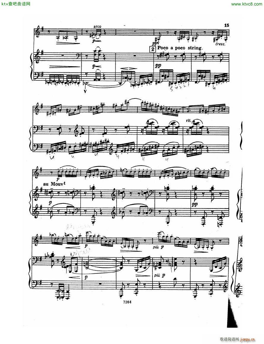 Debussy Violin Sonata Pn(钢琴谱)14