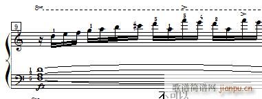 车尔尼 钢琴快速练习曲 Czerny 299 第1首 及练习提示(钢琴谱)5