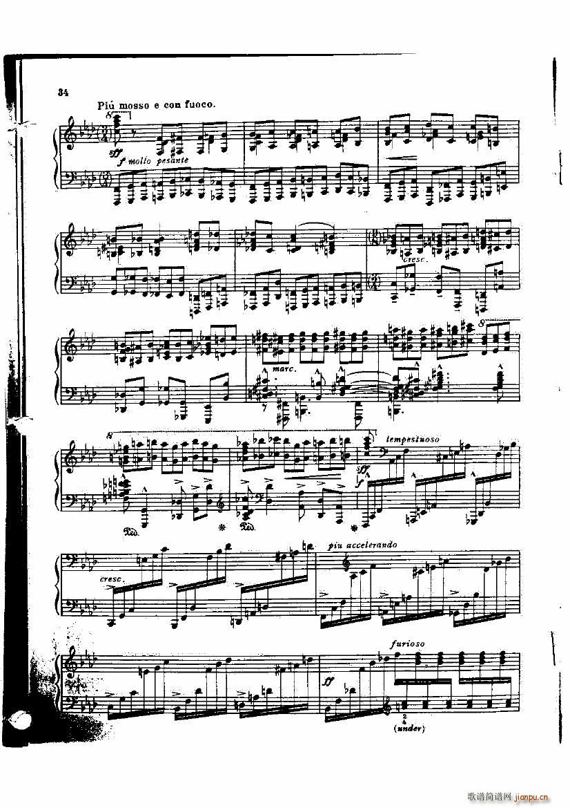 Bowen Op 72 Piano Sonata No 5 in F(钢琴谱)33