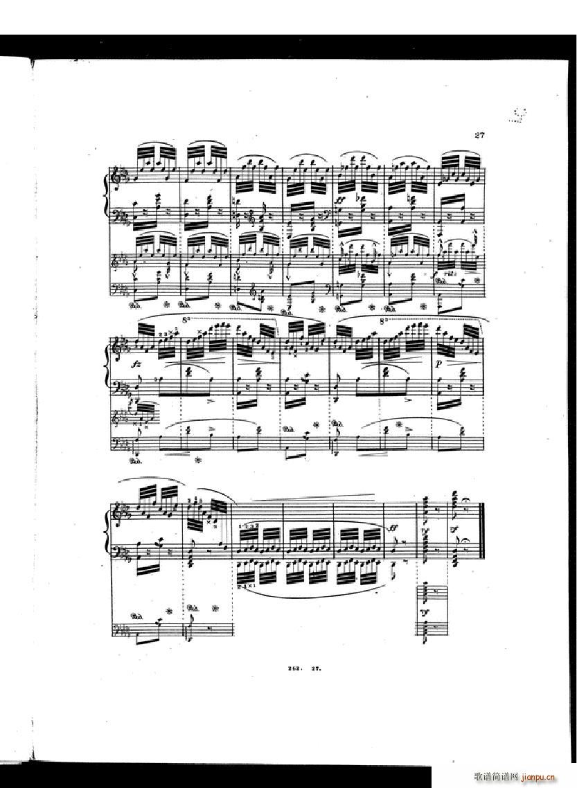 Czerny Etudes de la velocite book II(钢琴谱)25