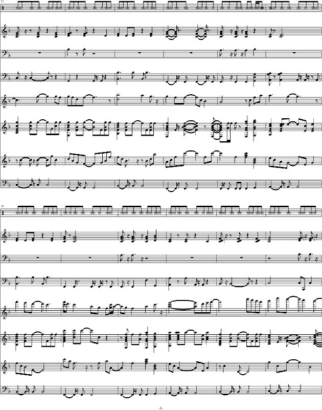 right for her(钢琴谱)5