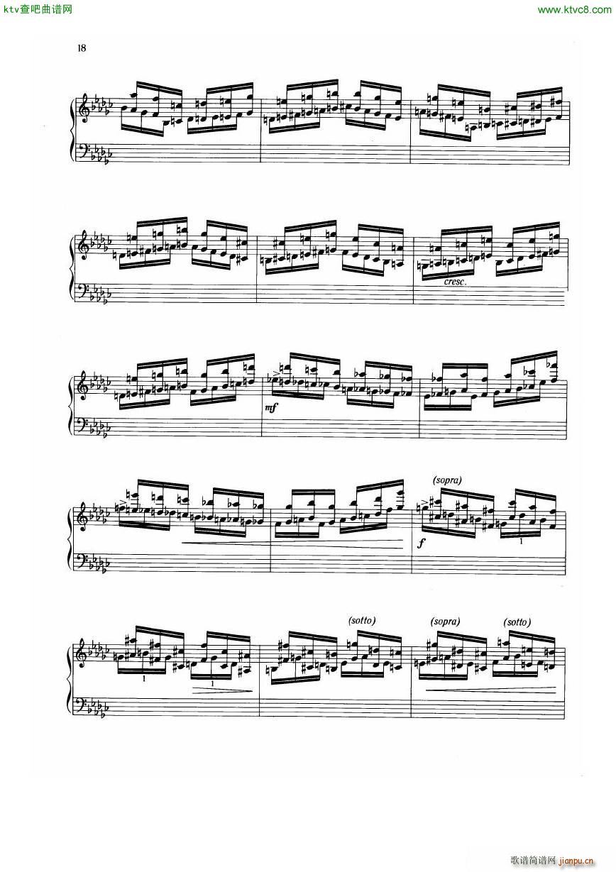 Dohnanyi Etude Op 28 3(钢琴谱)6