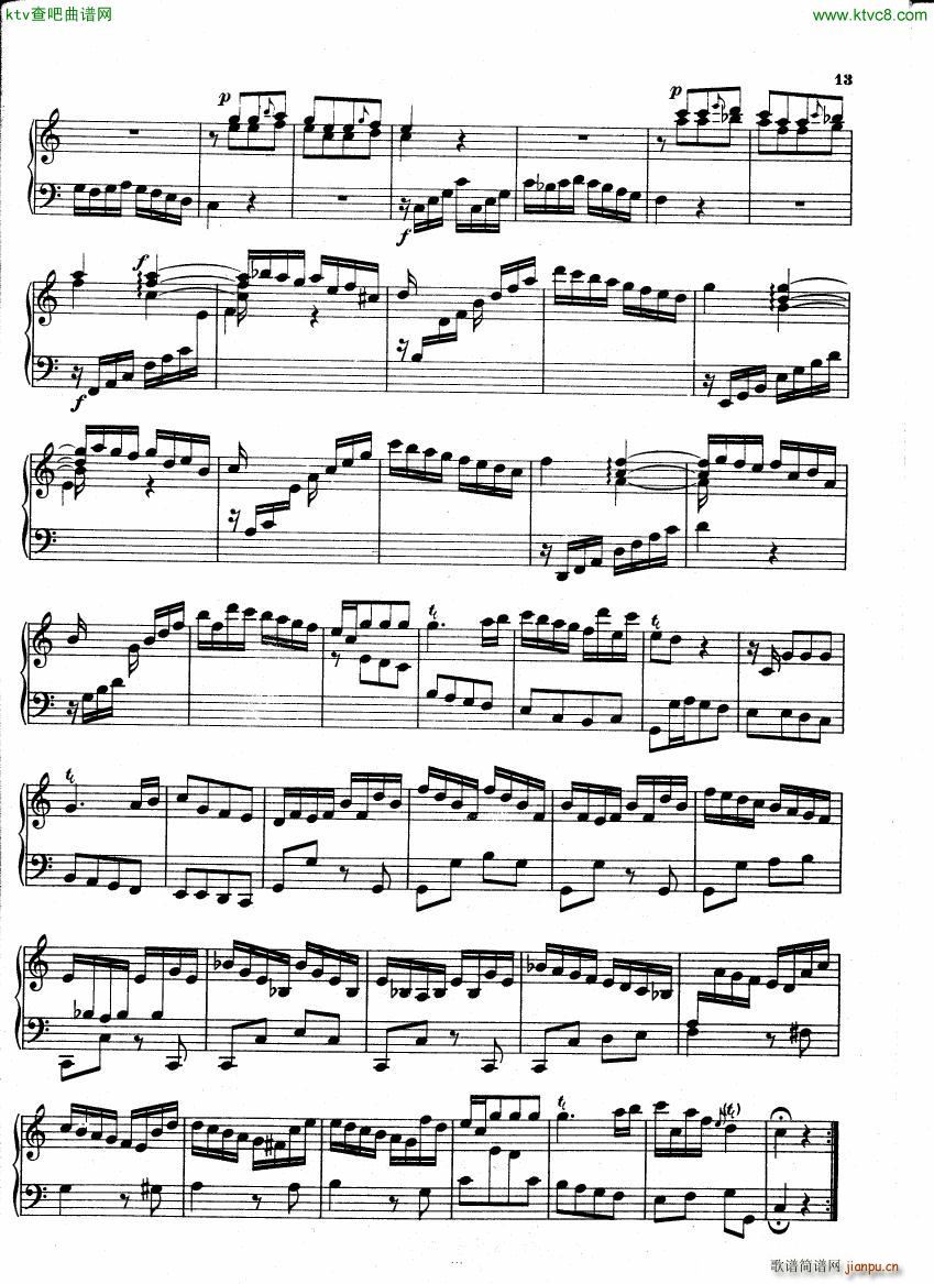 Bach CPE 6 Prussian Sonatas(钢琴谱)28