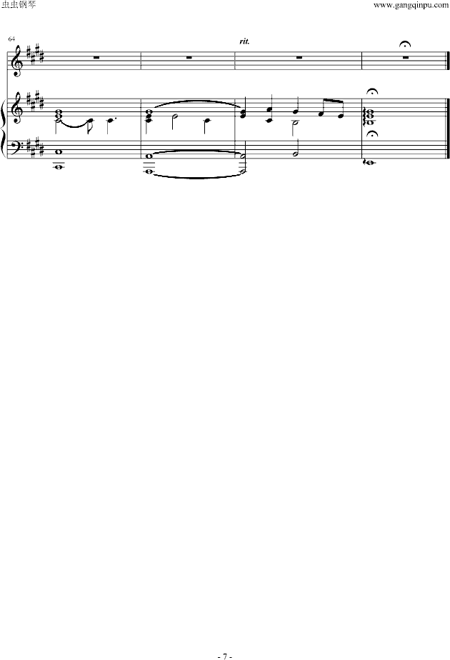 good bye my lover(钢琴谱)7