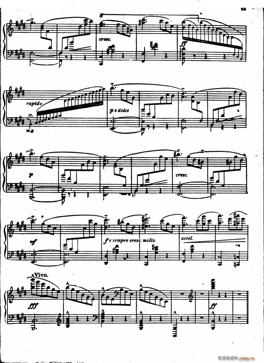Castro Caprice Valse Op1 Caprice Valse Op1(十字及以上)13
