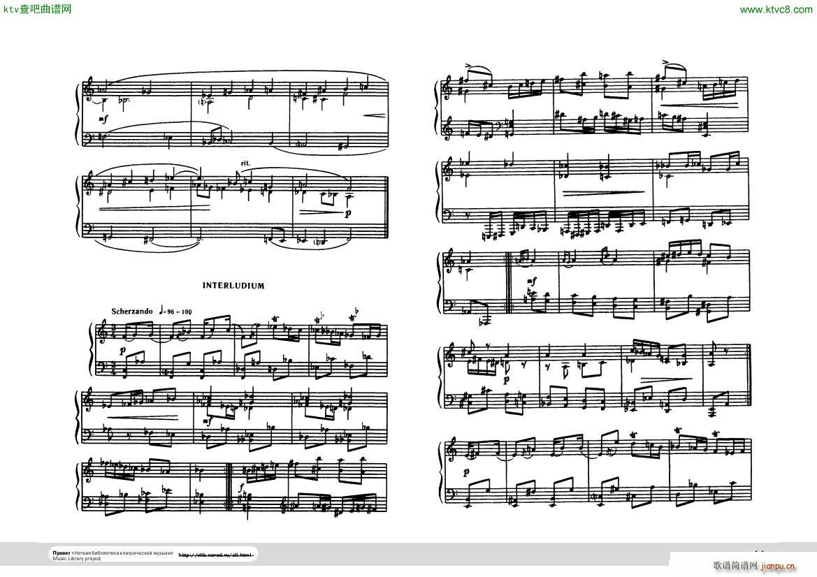 Hindemith Ludus tonalis 1(钢琴谱)11