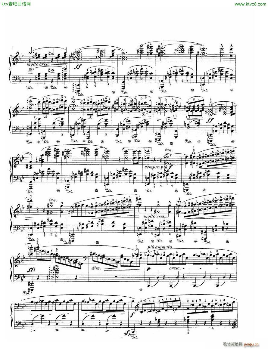 Chopin Ballade no 1 in G minor op 23(钢琴谱)5