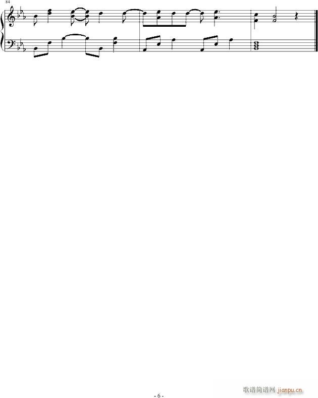 Perfect(钢琴谱)6