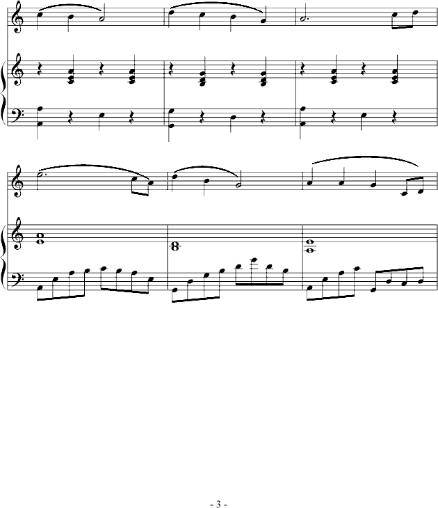荒凉梦(钢琴谱)3
