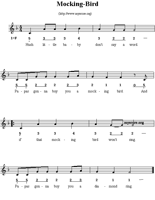 英文儿歌：Mocking_bird(其他)1