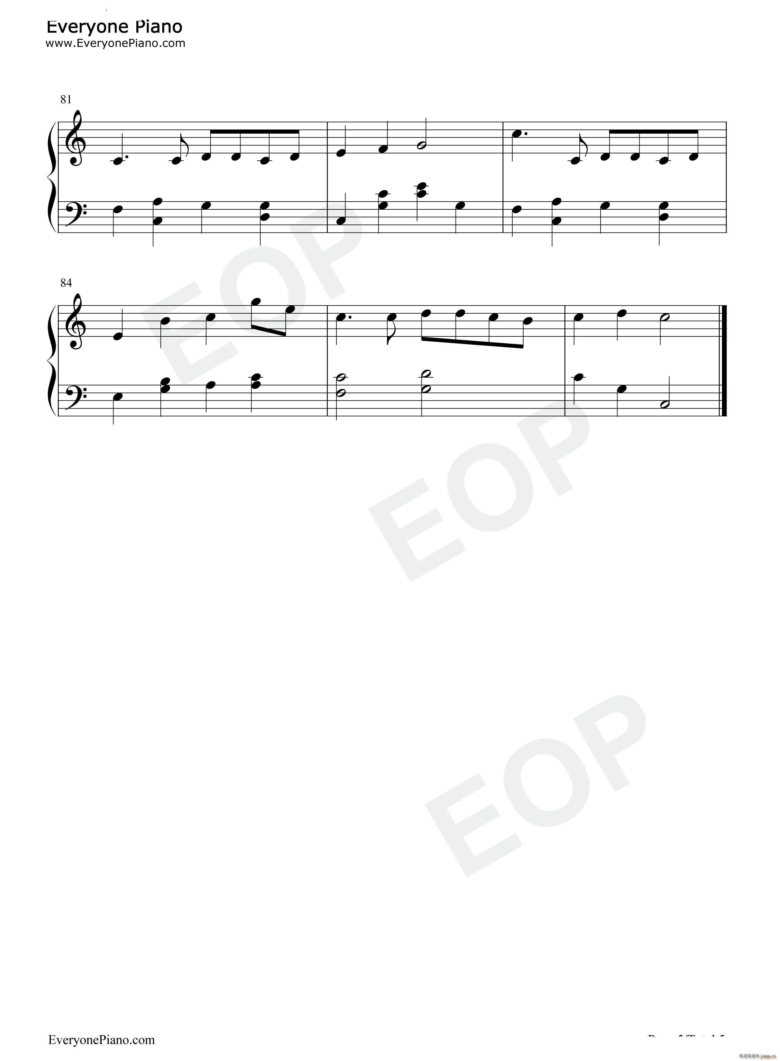 可愛くてごめん 这么可爱真是抱歉(钢琴谱)6