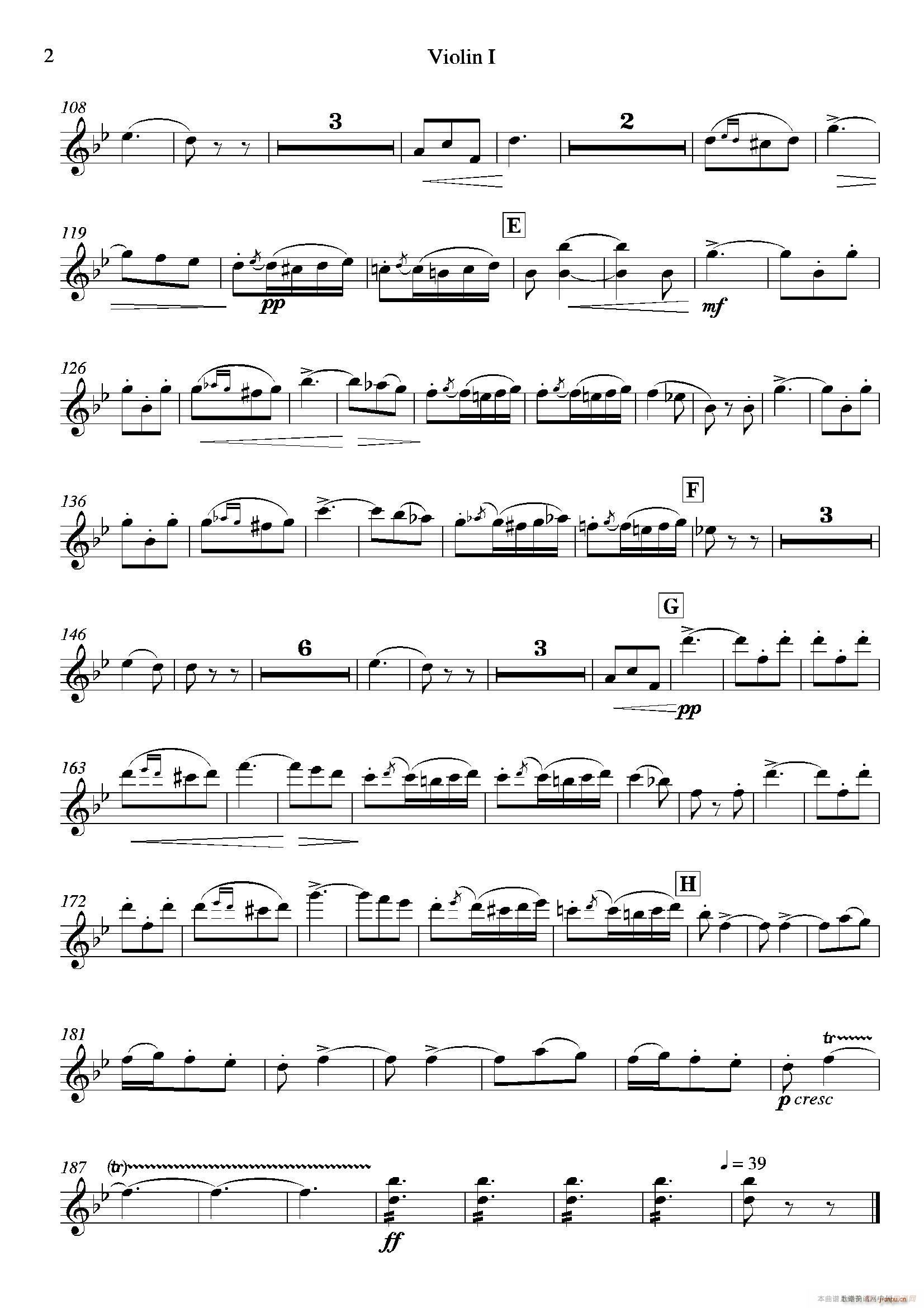 Brindisi La Traviata 管弦乐队(十字及以上)28