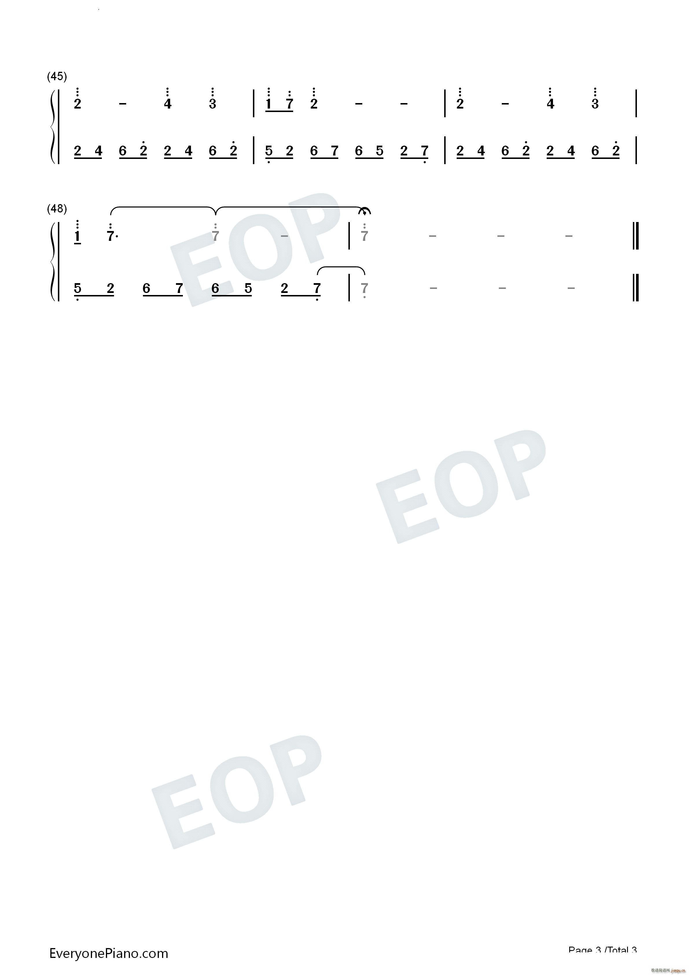 From Past to Present上古卷轴5天际BGM(钢琴谱)8