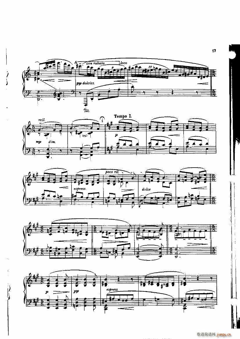 Bowen Op 72 Piano Sonata No 5 in F(钢琴谱)16