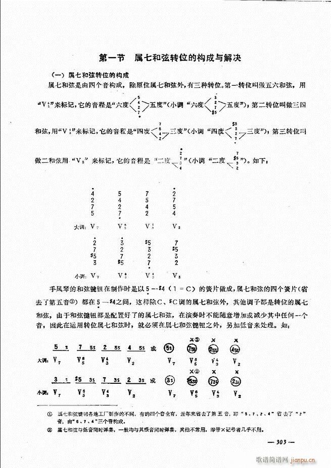 手风琴简易记谱法演奏教程301 360(手风琴谱)3