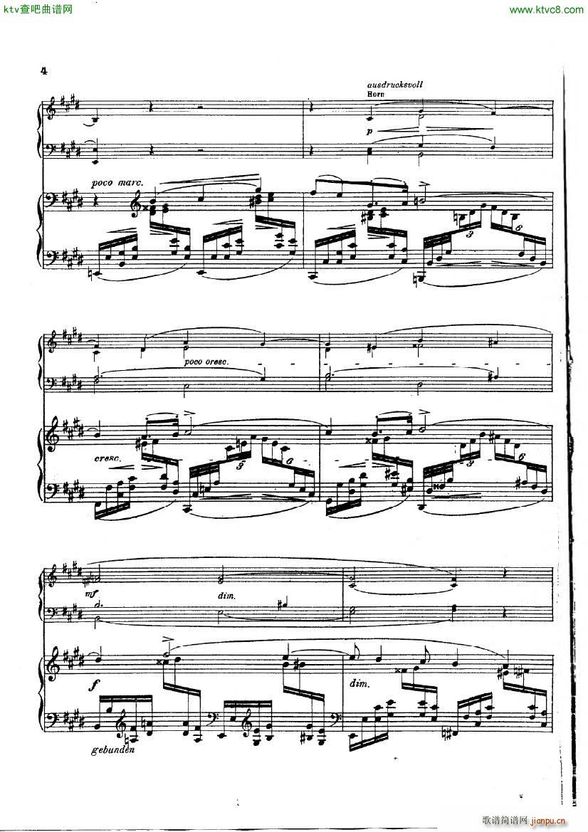 D Albert op 12 Piano Concerto No 2 part 1(钢琴谱)3