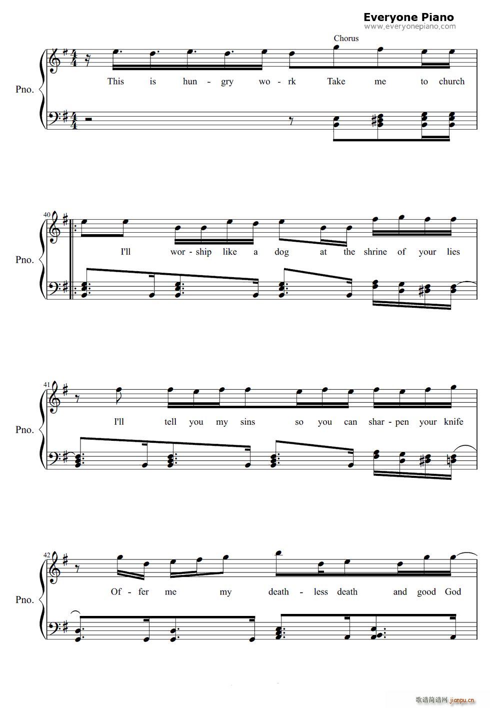 Take Me to Church(钢琴谱)6