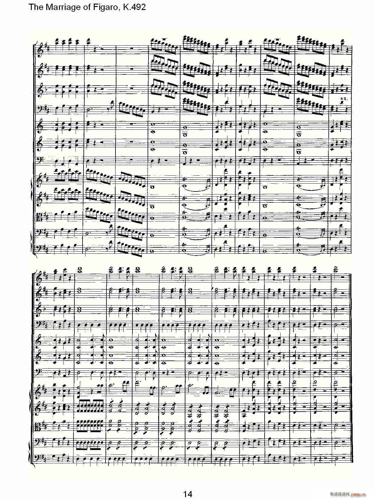 The Marriage of Figaro, K.492(十字及以上)14