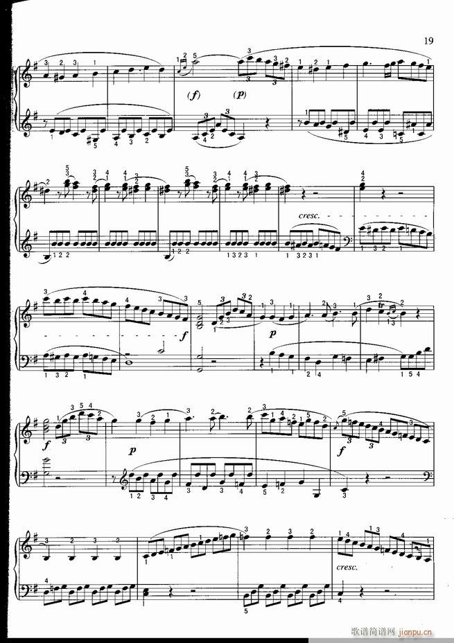 钢琴 不可不弹的世界钢琴名曲100首 五(钢琴谱)20