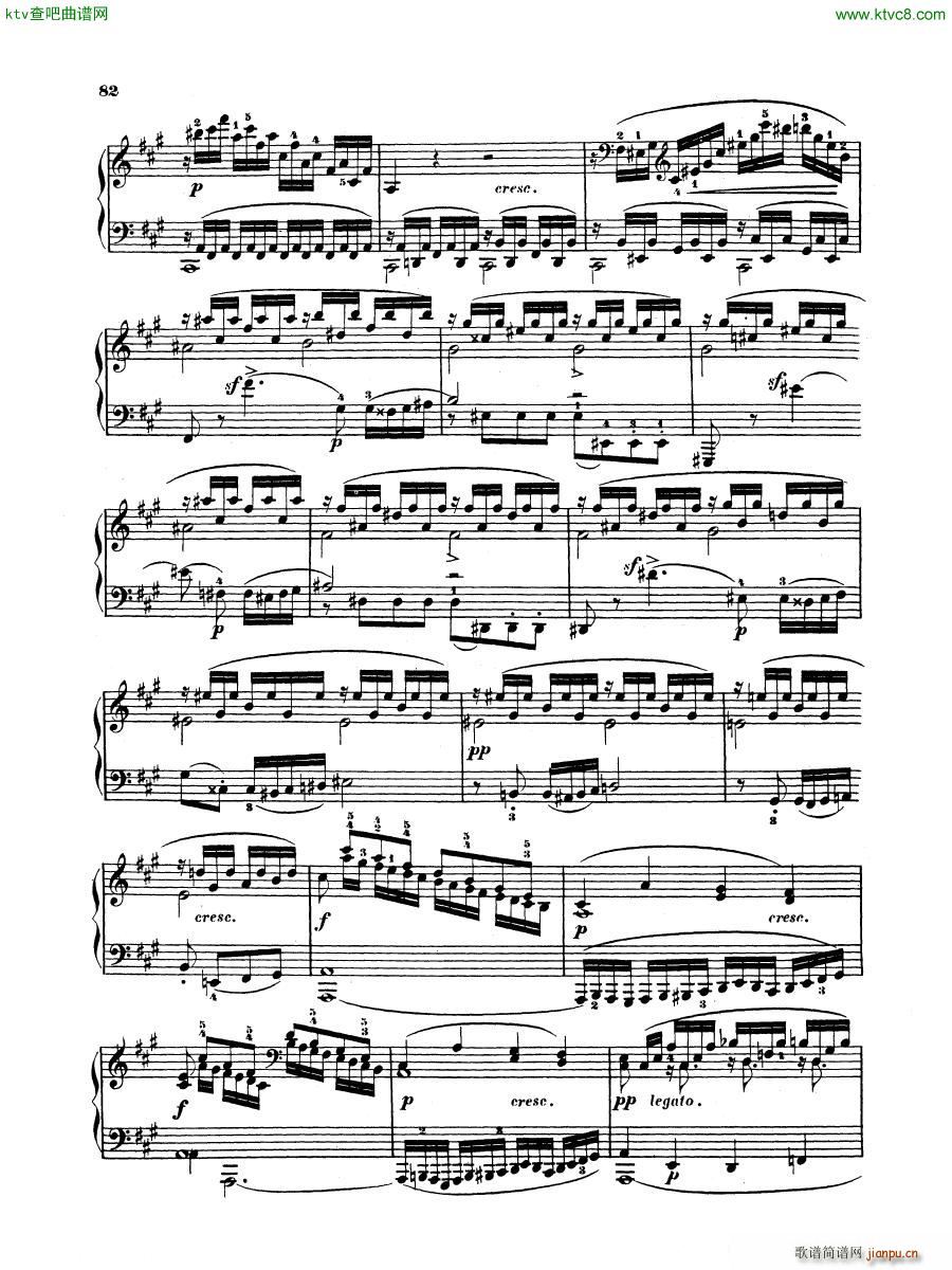 Hummel Sonata in F sharp minor Op 81(钢琴谱)9