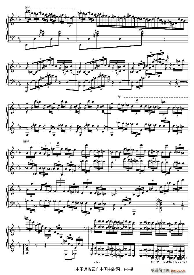 Chopin 大波兰舞曲(钢琴谱)6