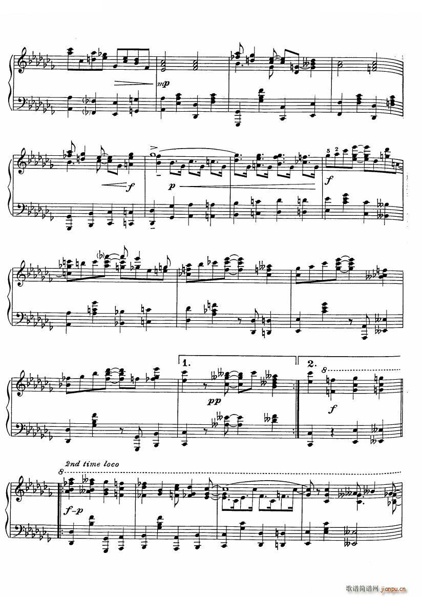 551 classical sheet music piano rags 一(钢琴谱)36