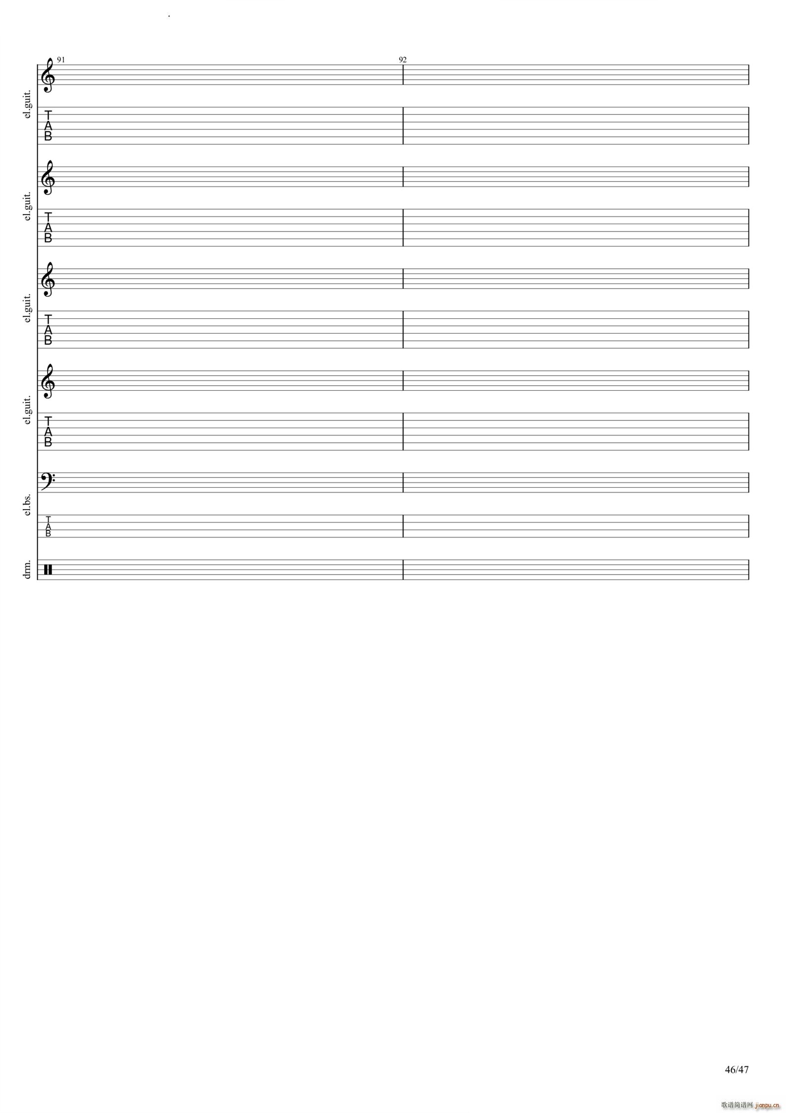 Empty(吉他谱)47