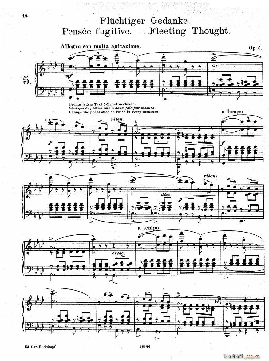 Henselt Piano Solo Album Piano Solo Album(十字及以上)13