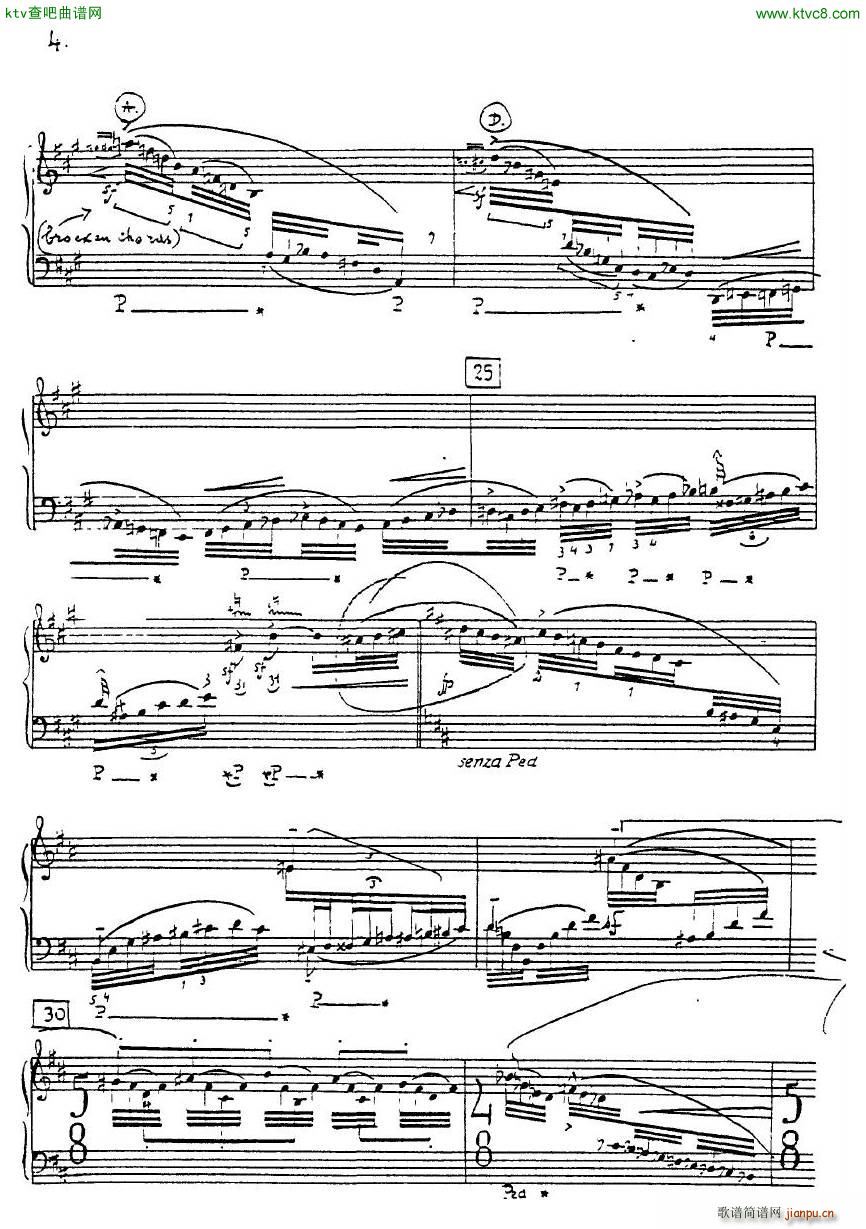 Eckhardt Grammate Sonata no 4(钢琴谱)5