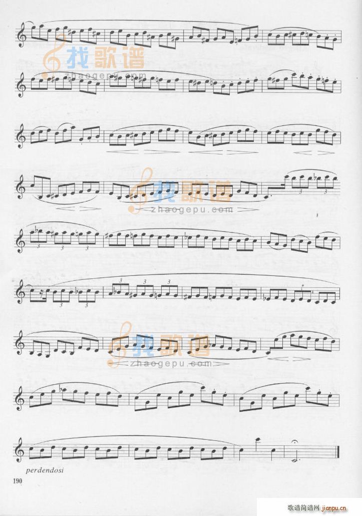 克洛捷练习曲八 法(单簧管谱)1