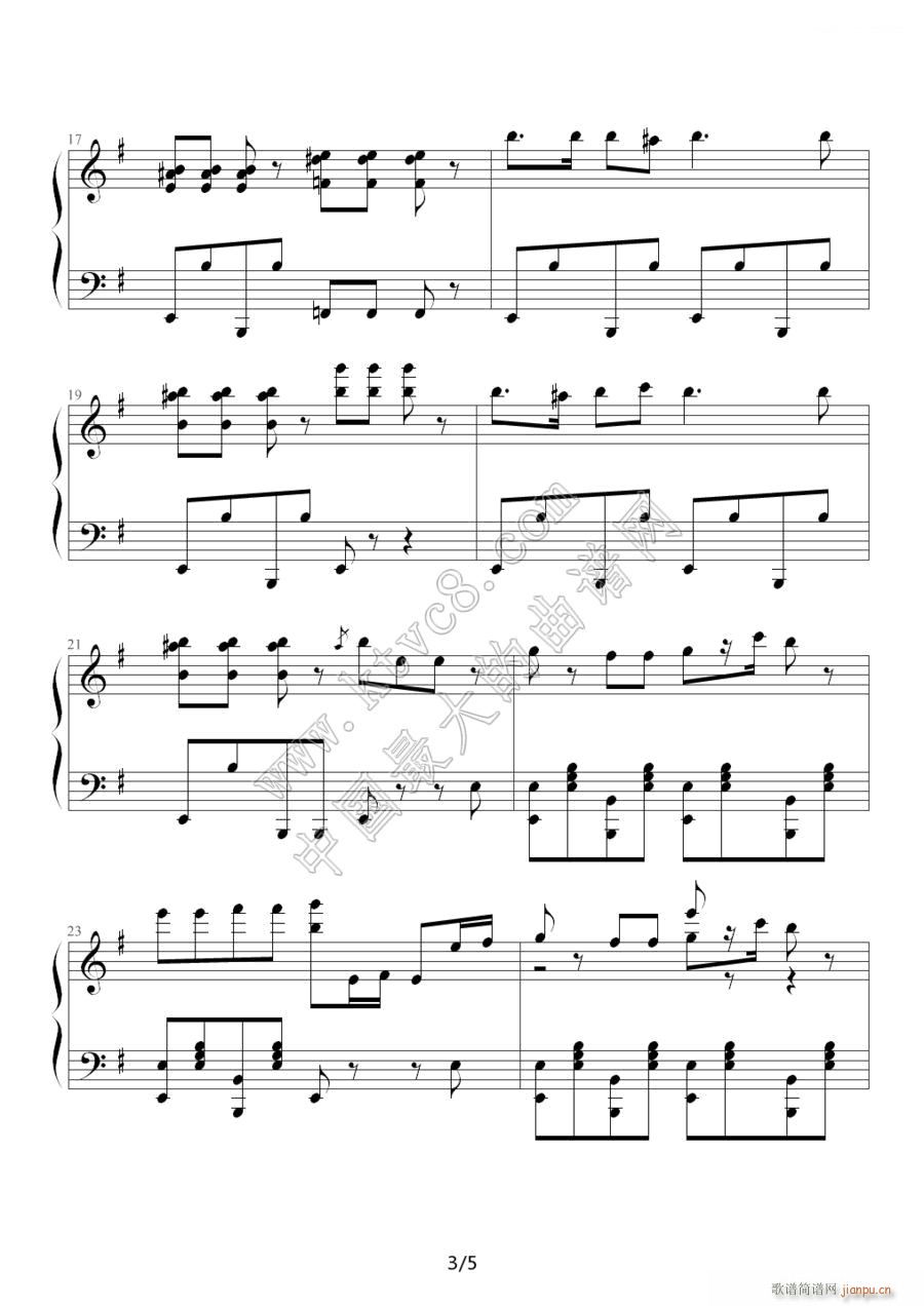 愤怒的小鸟 主界面背景音乐3(钢琴谱)1