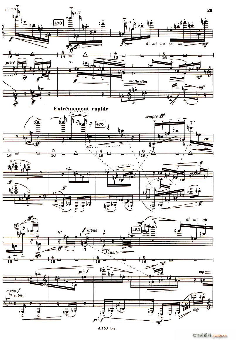 Boulez Sonatine Pour Flute Et Piano(钢琴谱)28