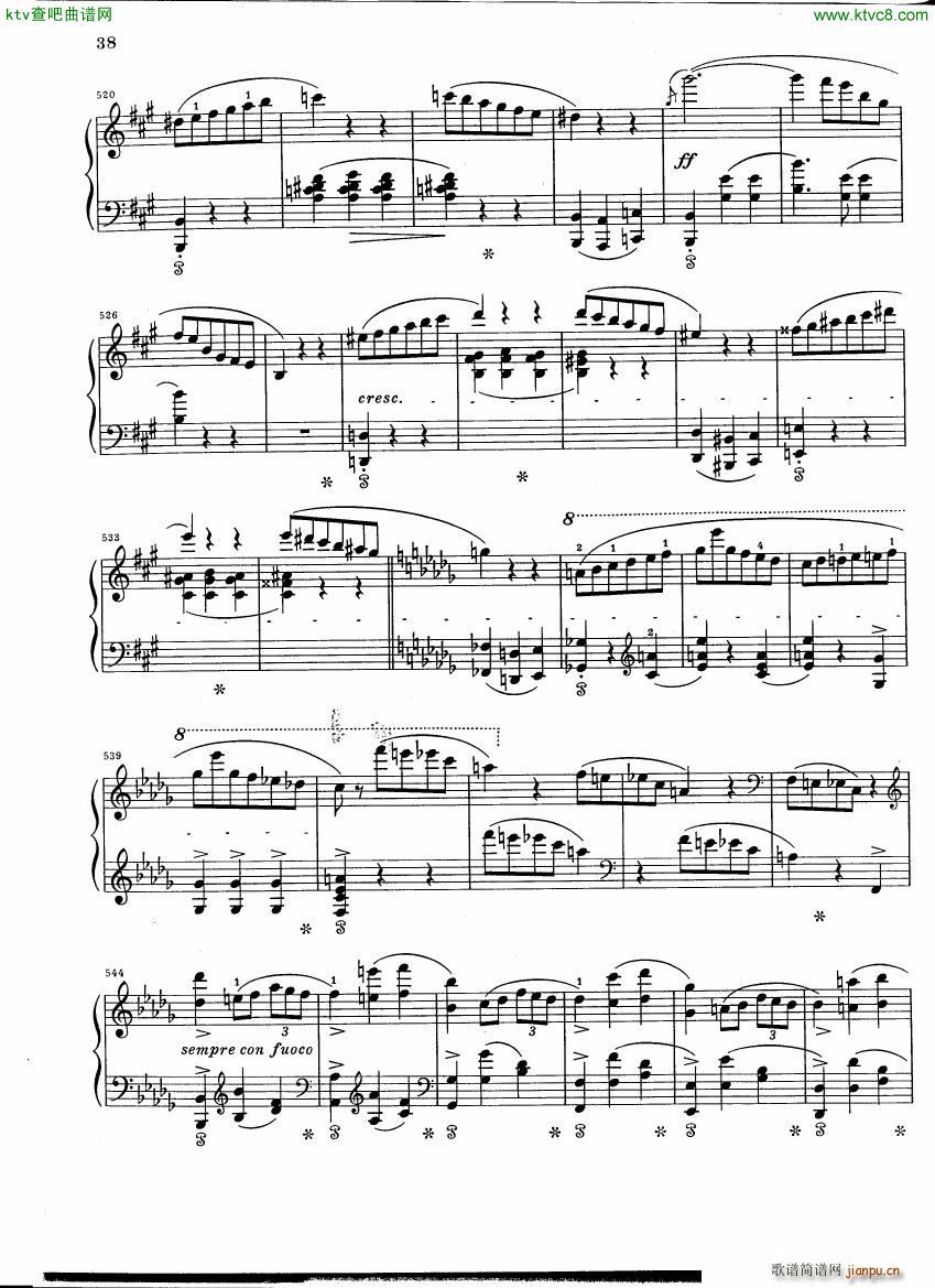 Chopin Scherzo B flat minor Henle(钢琴谱)16