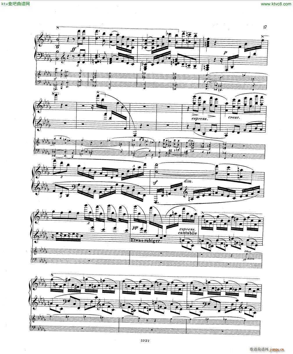 Fuchs Piano concerto Op 27 I(钢琴谱)15