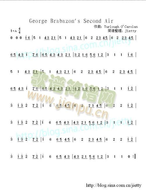 George(六字歌谱)1