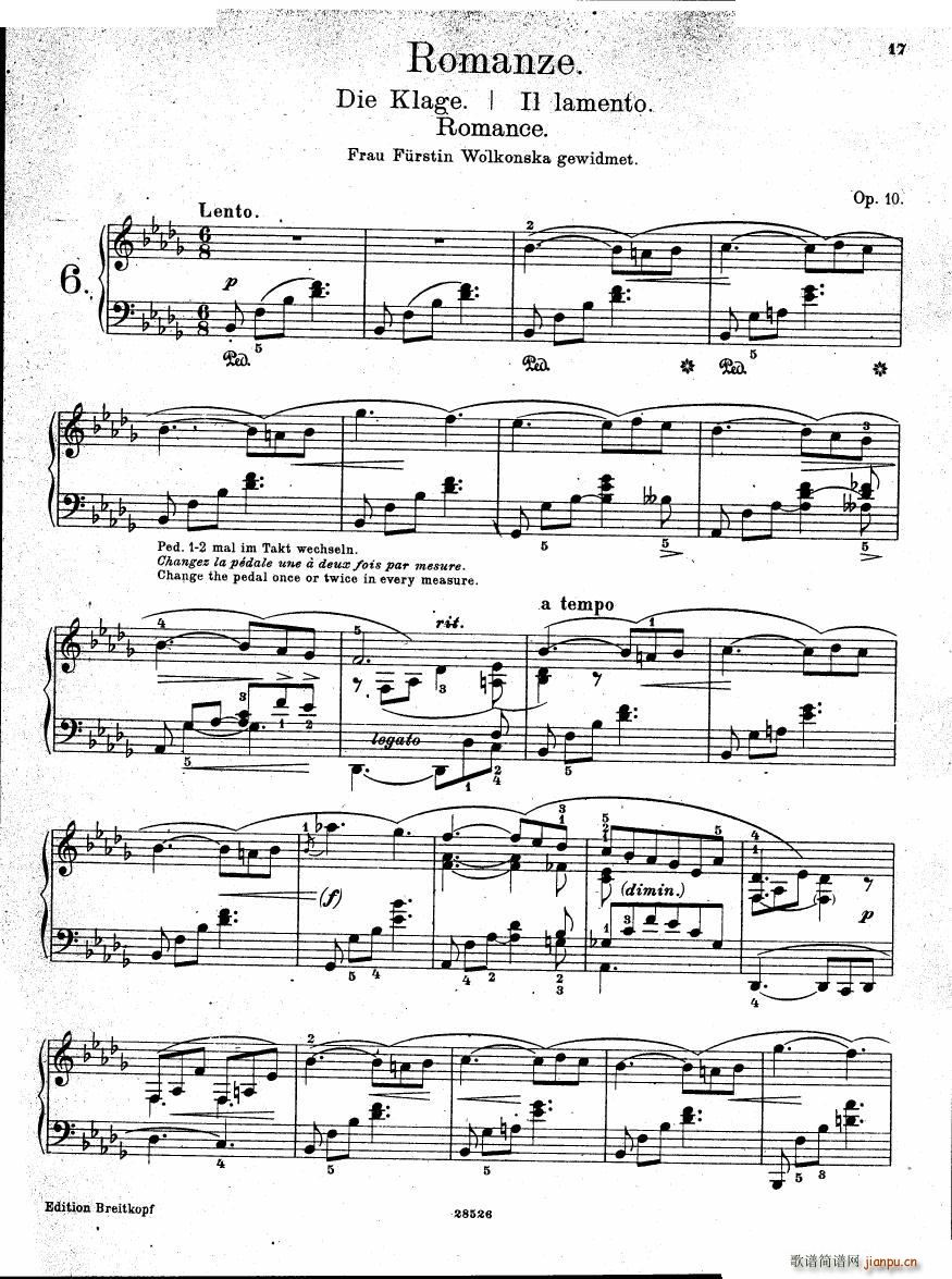 Henselt Piano Solo Album Piano Solo Album(十字及以上)16
