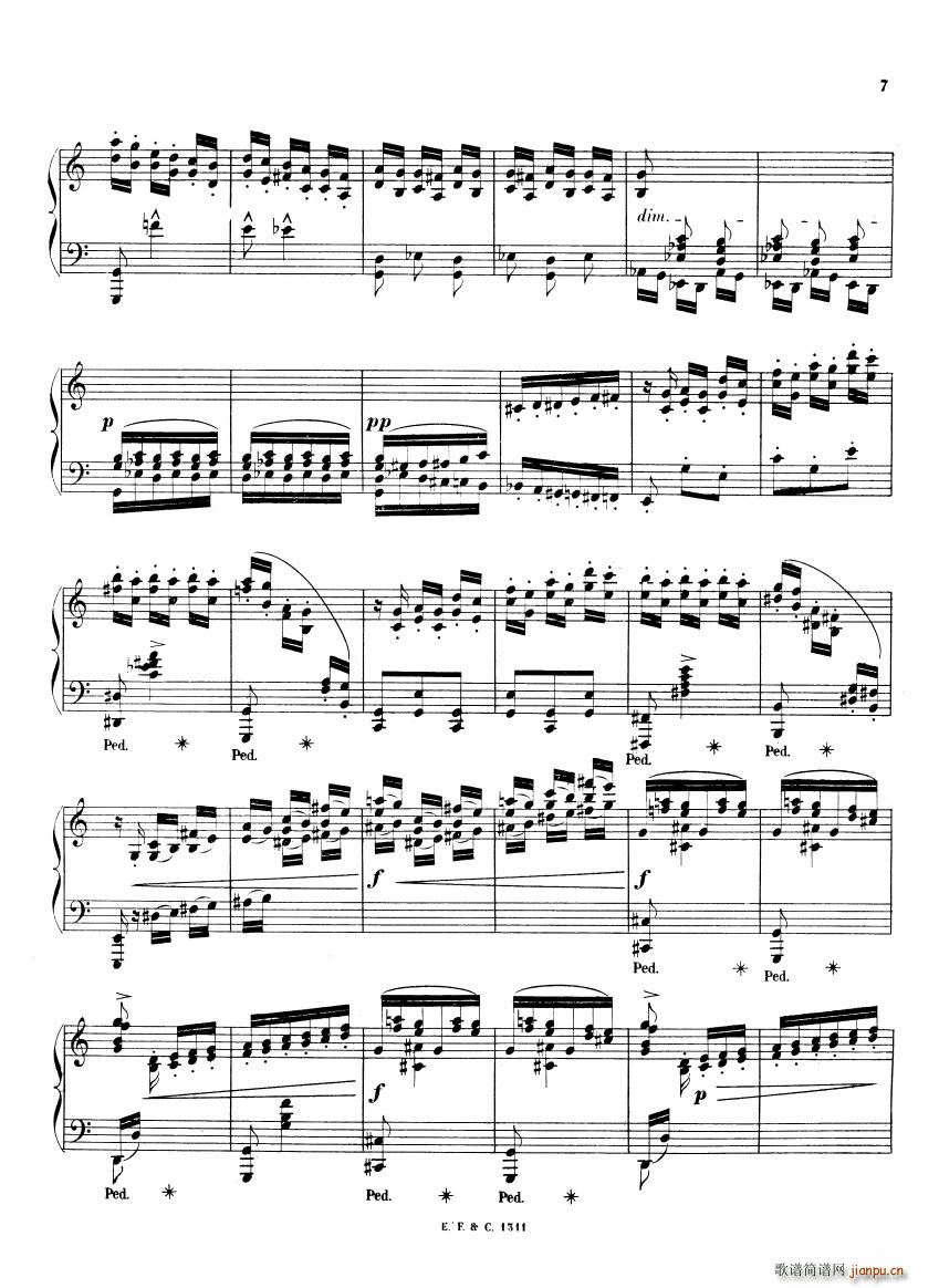 Chaminade 6 Etudes Op35 一 6 Etudes Op35 一(十字及以上)7