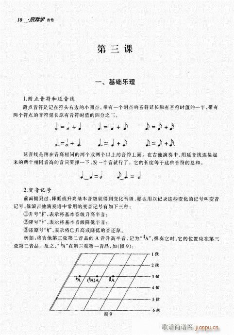 跟我学吉他1-20(吉他谱)10