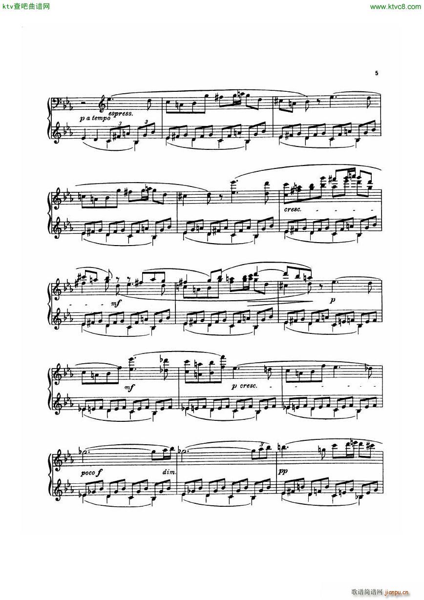 Dohnanyi 17 1 5 Humoresken Marsch(钢琴谱)3